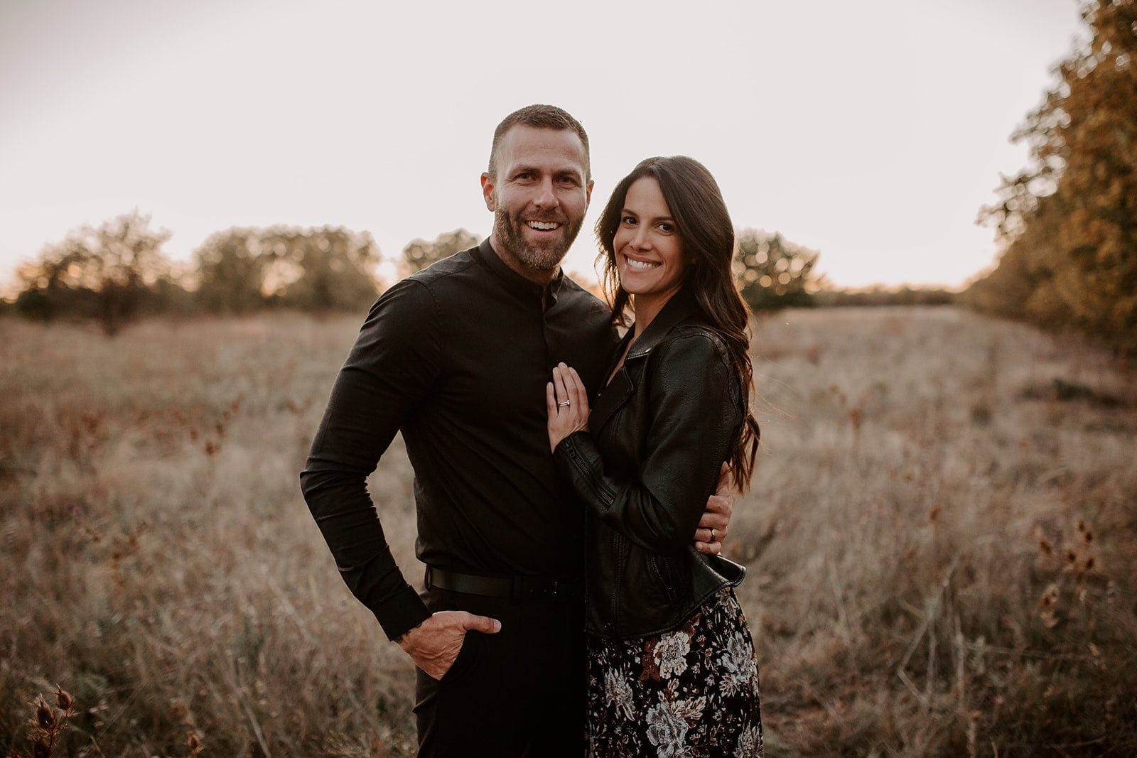 trademark pastor and wife Men Speaking in Meeting